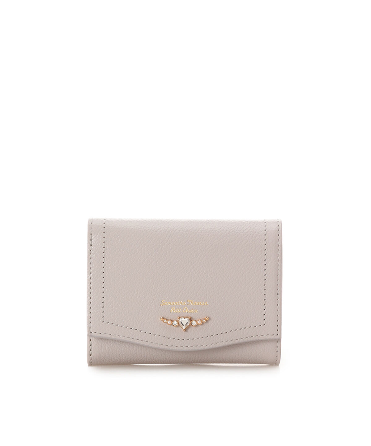 Samantha Thavasa Petit Choice「クリアハートビジュー 折財布」|財布|