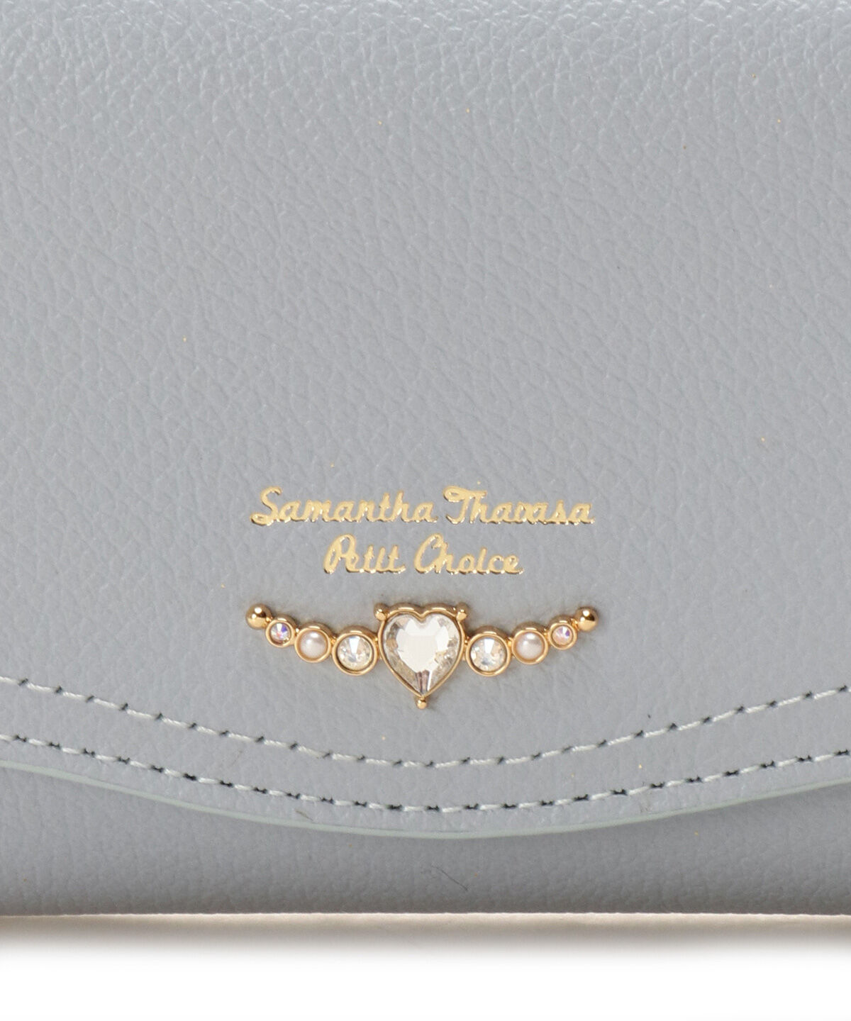 Samantha Thavasa Petit Choice「クリアハートビジュー 折財布」|財布|