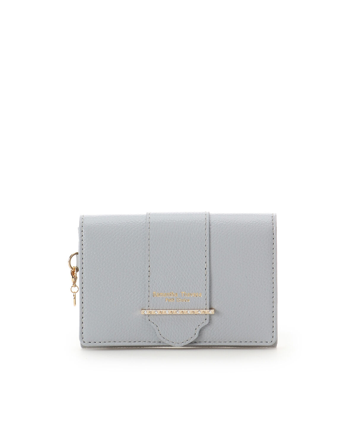 Samantha Thavasa Petit Choice「センターバーモチーフ カードケース」|名刺入れ・カードケース|ダルブルー