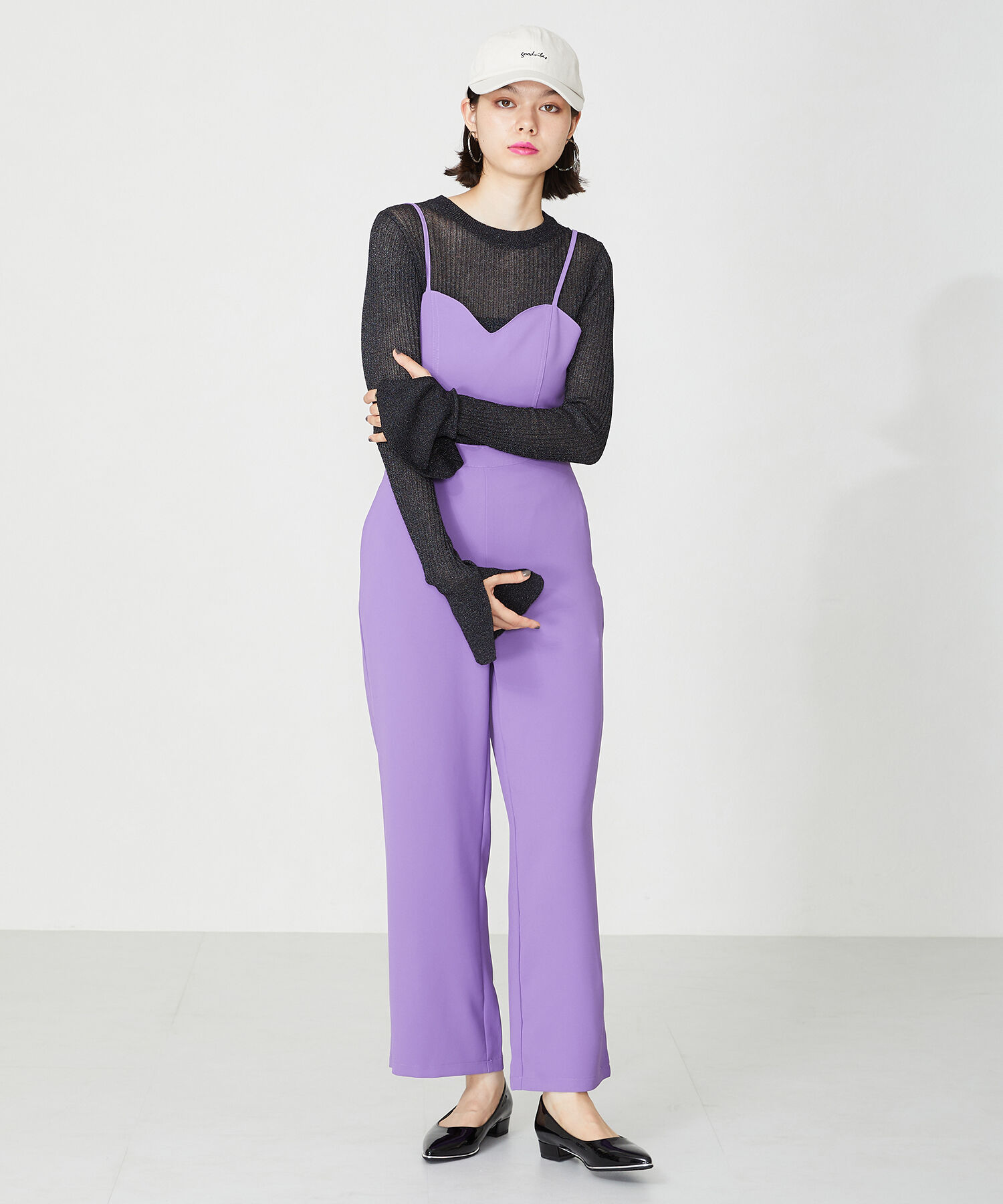 ORiental TRaffic「【レイン】メタリックラインレインパンプス/R-1012」|パンプス|