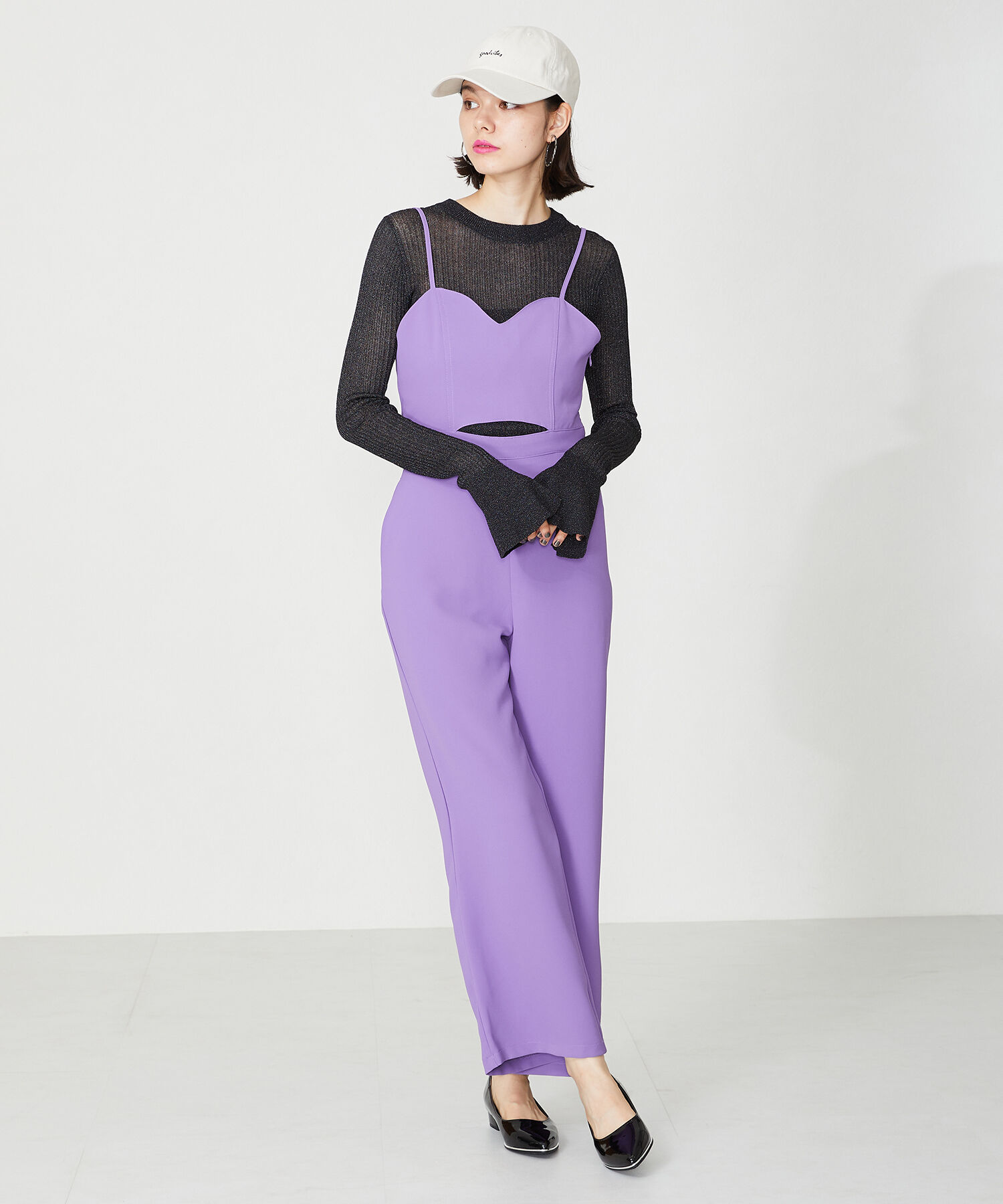 ORiental TRaffic「【レイン】メタリックラインレインパンプス/R-1012」|パンプス|