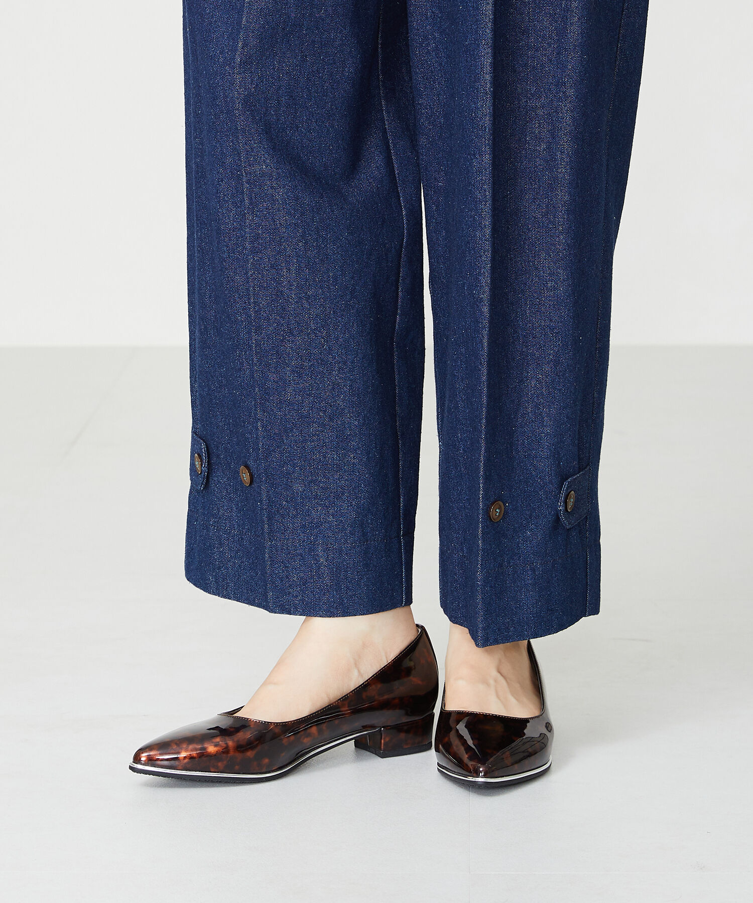 ORiental TRaffic「【レイン】メタリックラインレインパンプス/R-1012」|パンプス|