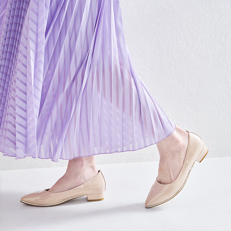 ORiental TRaffic「【レイン】メタリックラインレインパンプス/R-1012」|パンプス|PINK