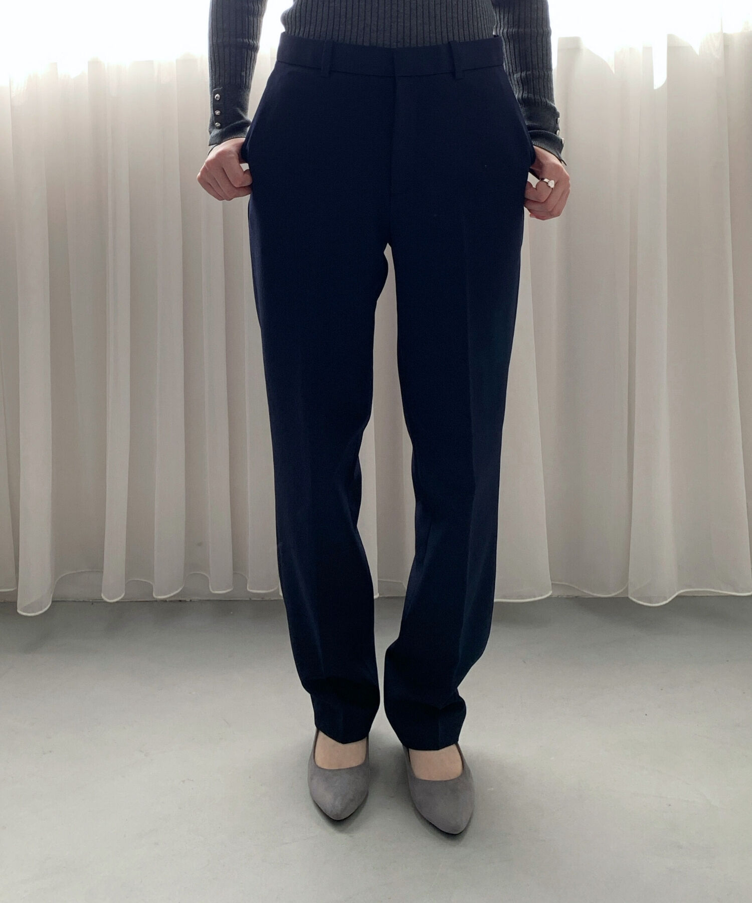 ORiental TRaffic「【WEB限定 / 累計9万足突破】 ミドルヒール パンプス /R-4008  ヒール5.5cm シンプル オフィス クッション」|パンプス|