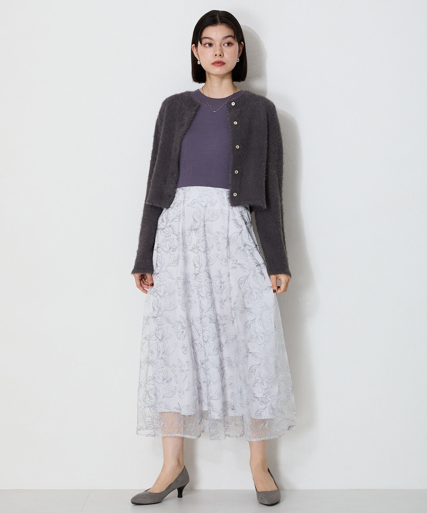 ORiental TRaffic「【WEB限定 / 累計9万足突破】 ミドルヒール パンプス /R-4008  ヒール5.5cm シンプル オフィス クッション」|パンプス|