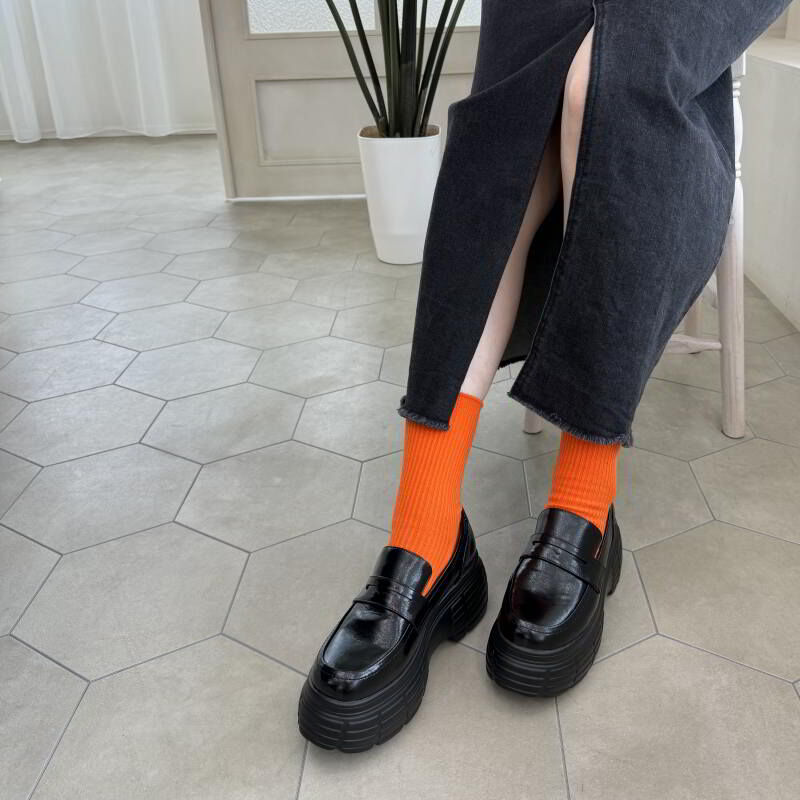 ORiental TRaffic「ボリュームソールコインローファー/31318」|パンプス|BLACK