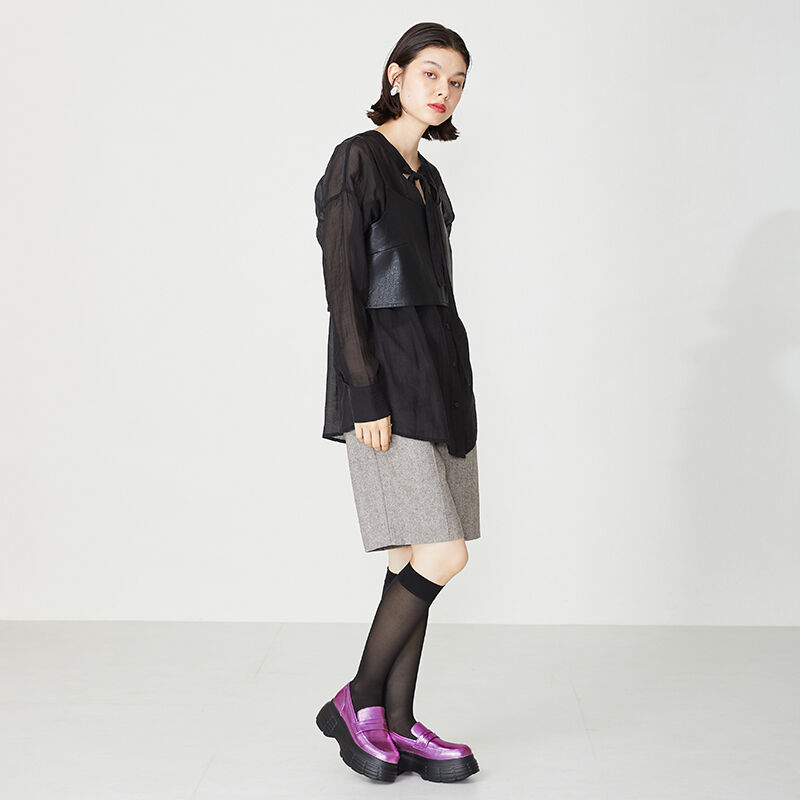 ORiental TRaffic「ボリュームソールコインローファー/31318」|パンプス|