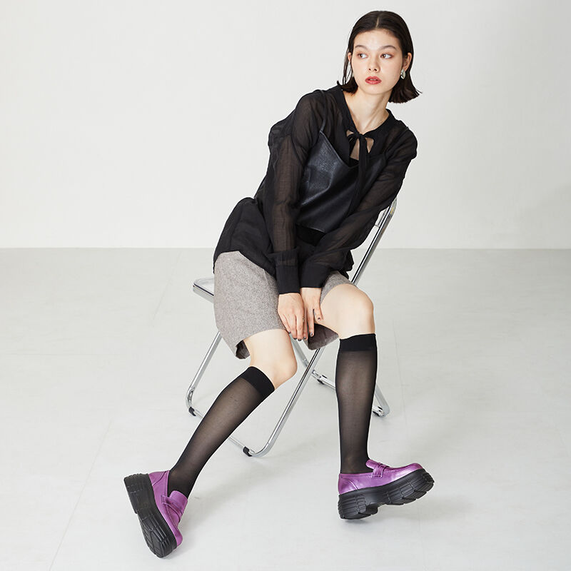 ORiental TRaffic「ボリュームソールコインローファー/31318」|パンプス|