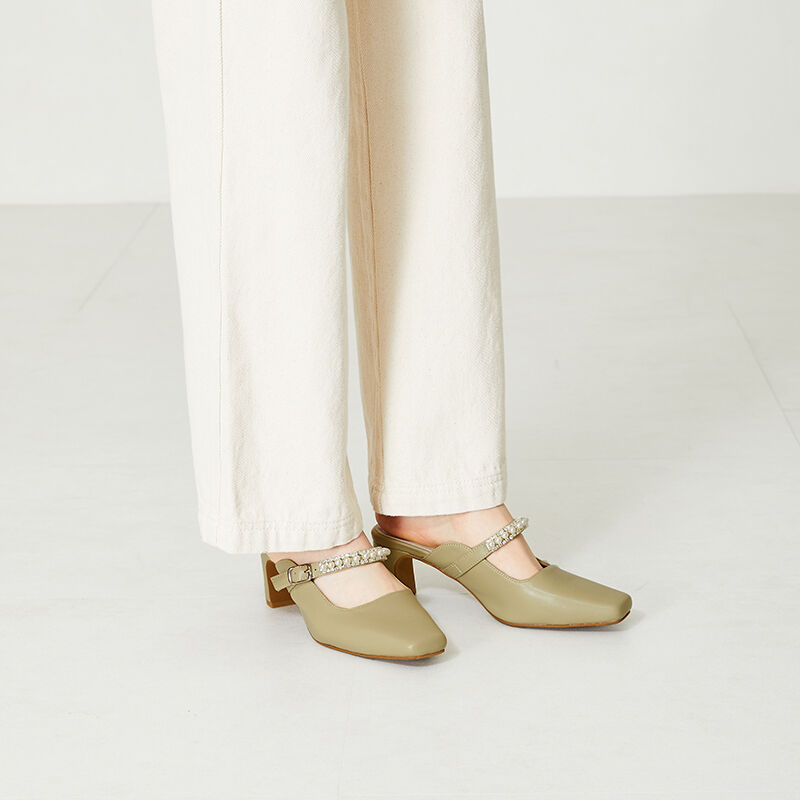 ORiental TRaffic「パールストラップミュールパンプス/41121」|パンプス|