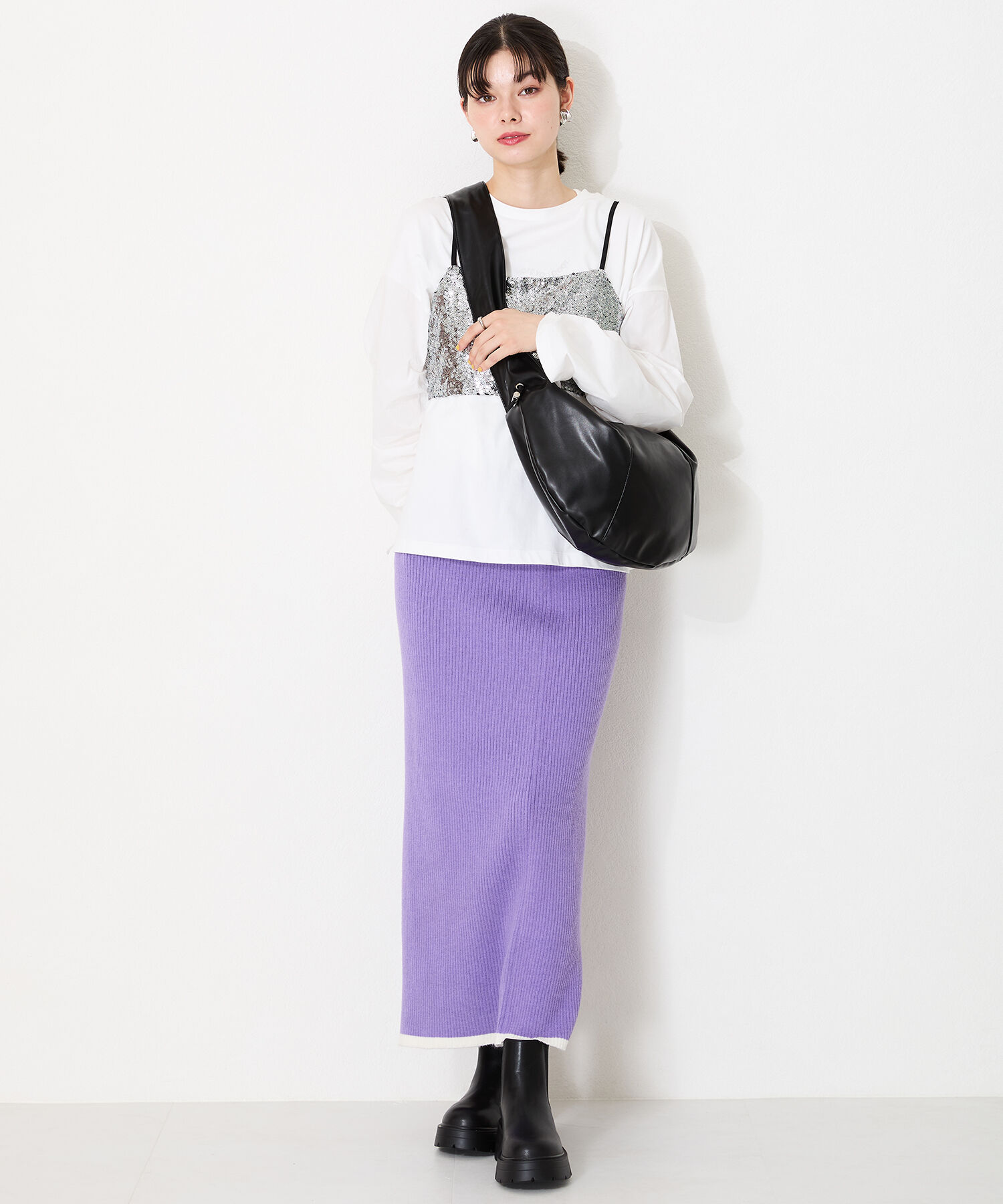 ORiental TRaffic「【BAG】ギャザーショルダーボディバッグ/BA-234 トレンド 人気 売れてる」|ショルダー・メッセンジャー|