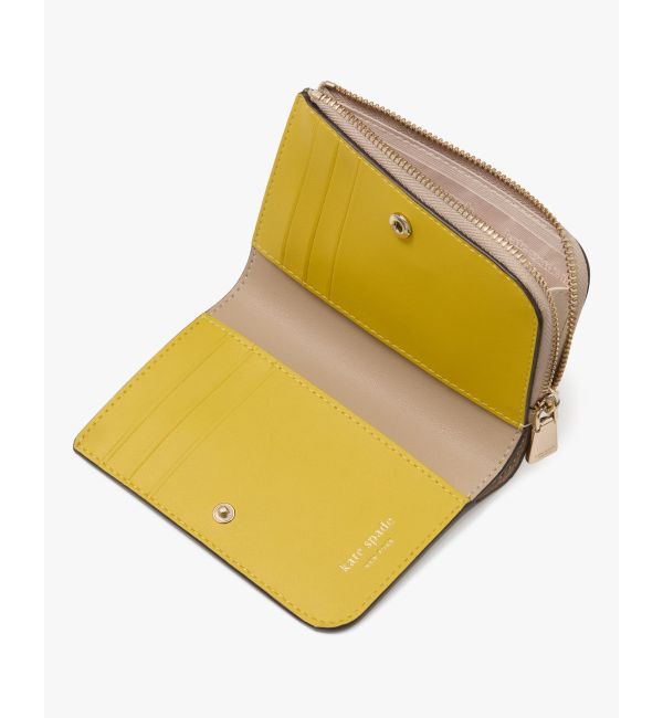 kate spade new york「アヴァ カラーブロックド ジップ バイフォールド ウォレット」|財布|