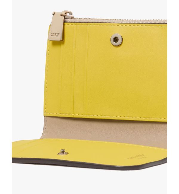 kate spade new york「アヴァ カラーブロックド ジップ バイフォールド ウォレット」|財布|