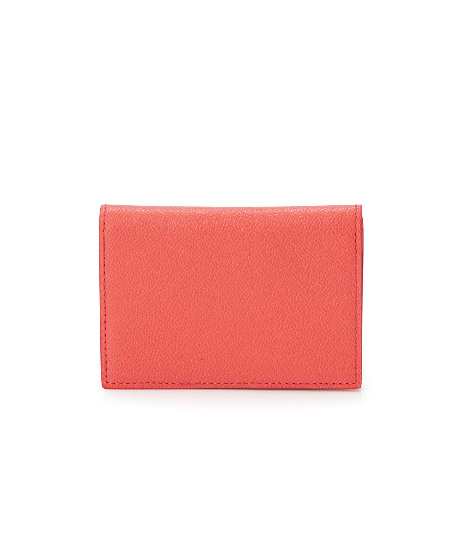 TOPKAPI 「小シボ エンボス レザー 2つ折り パスケース ETE エテ 」|定期入れ|フラミンゴピンク