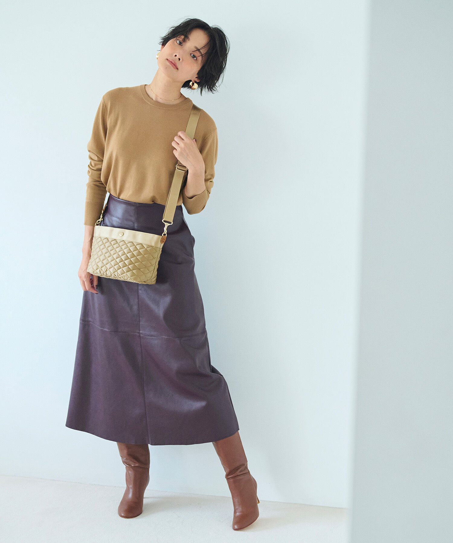 TOPKAPI BREATH「【Breath TOPKAPI】RIPPLE リプル キルティング ショルダーバッグ 撥水 / 軽量」|ショルダー・メッセンジャー|