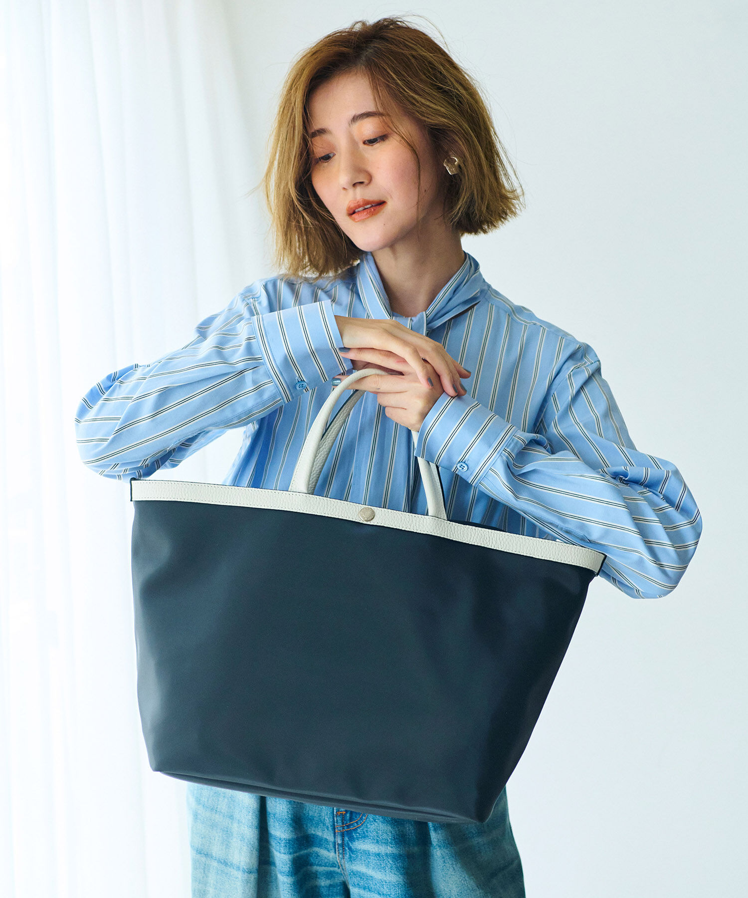 TOPKAPI BREATH「【Breath TOPKAPI】【本仮屋ユイカ&times;Breath】コラボ A4 トート バッグ」|トートバッグ|