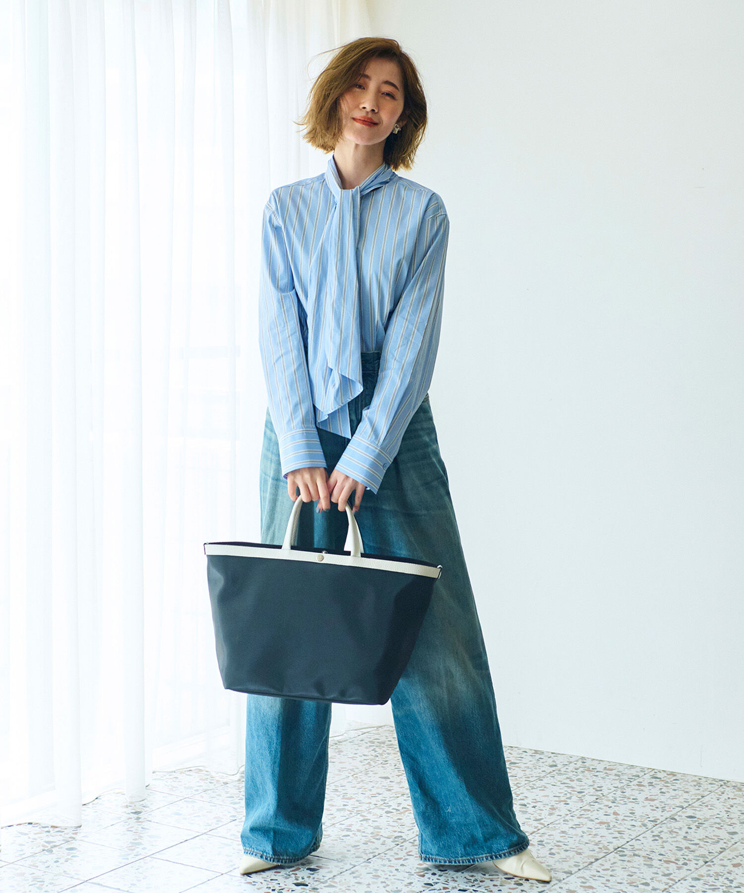 TOPKAPI BREATH「【Breath TOPKAPI】【本仮屋ユイカ&times;Breath】コラボ A4 トート バッグ」|トートバッグ|