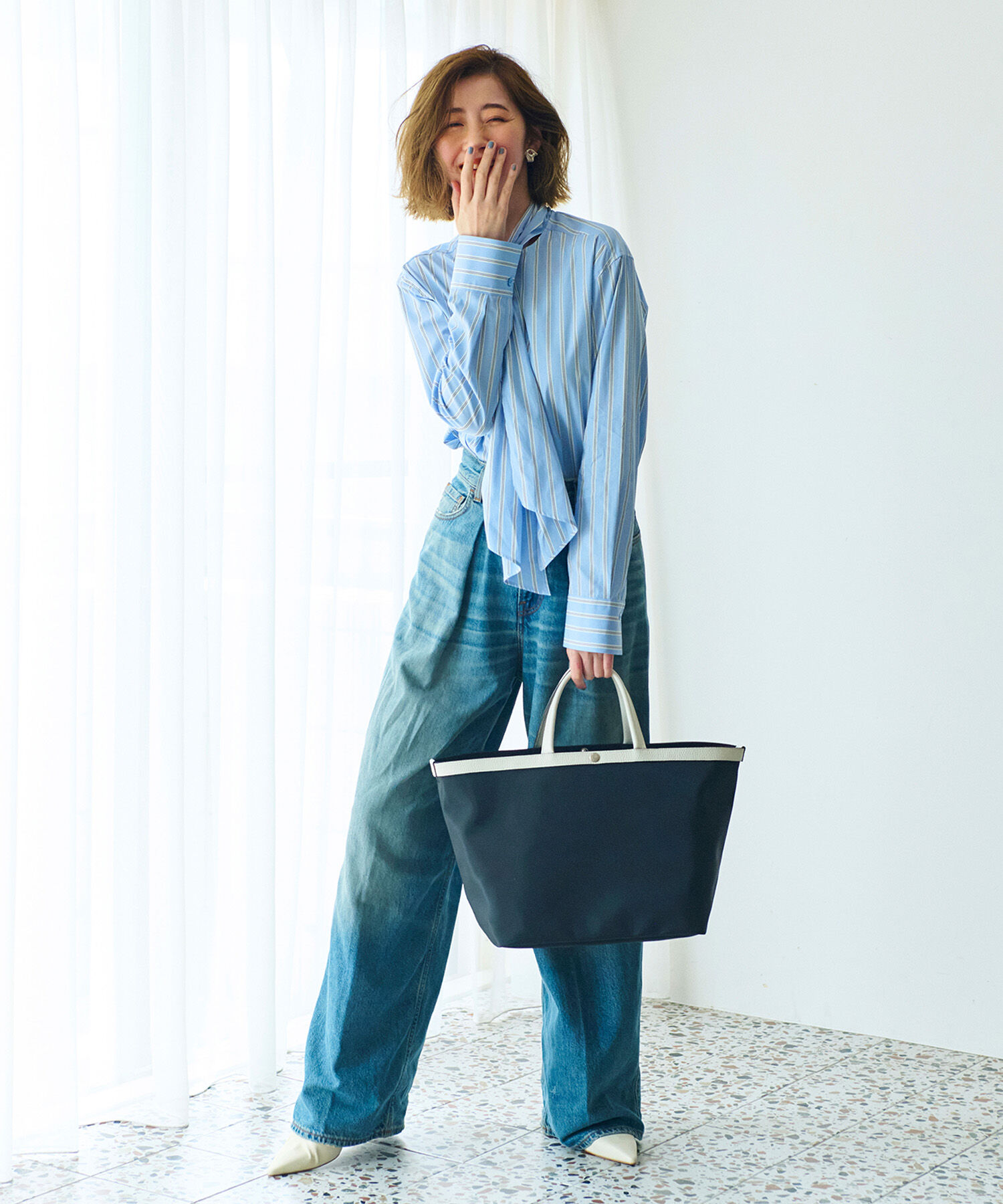 TOPKAPI BREATH「【Breath TOPKAPI】【本仮屋ユイカ&times;Breath】コラボ A4 トート バッグ」|トートバッグ|