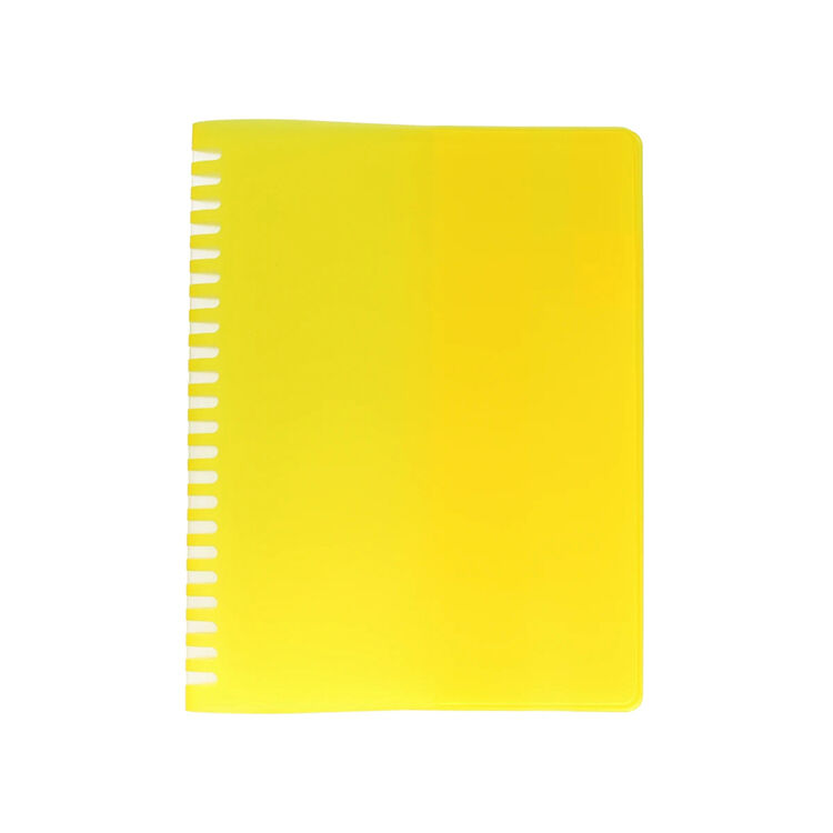 Rollbahn「【リング用】ロルバーンポケット付メモカバー クルールA5」|ステーショナリー|クリアイエロー