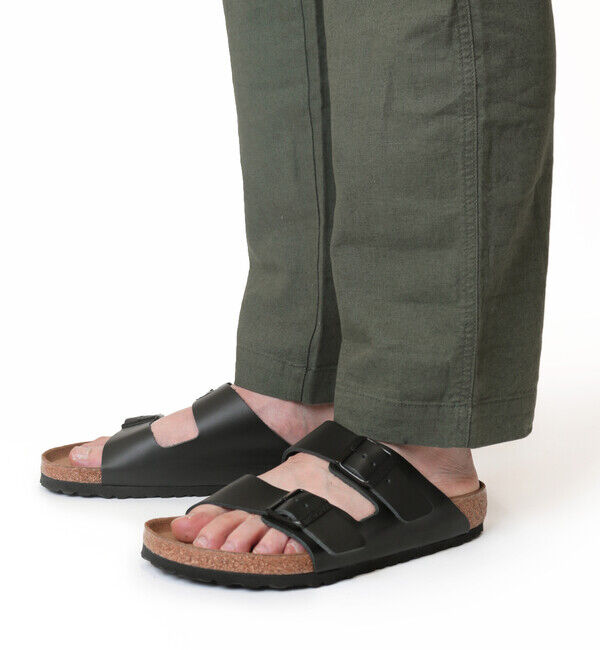 BIRKENSTOCK「【ビルケンシュトック】アリゾナ/ブラック ナチュラルレザー/サンダル メンズ レディース」|サンダル|