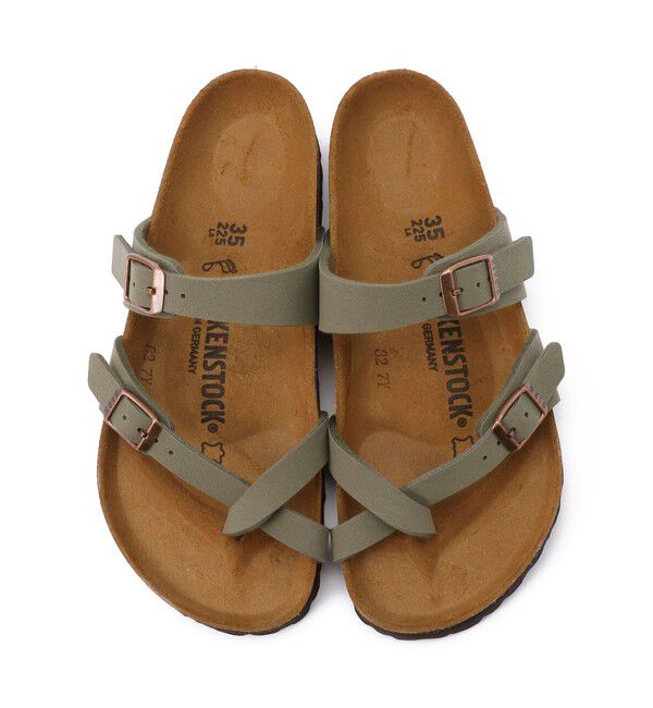BIRKENSTOCK「【ビルケンシュトック】マヤリ/ストーン ビルコフロー ヌバックレザー/サンダル メンズ」|サンダル|