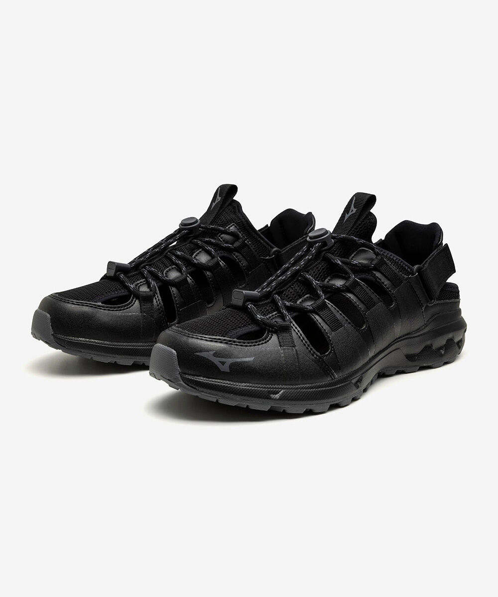 MIZUNO「ウエーブエボークスイッチ(ウォーキング)」|サンダル|ブラック