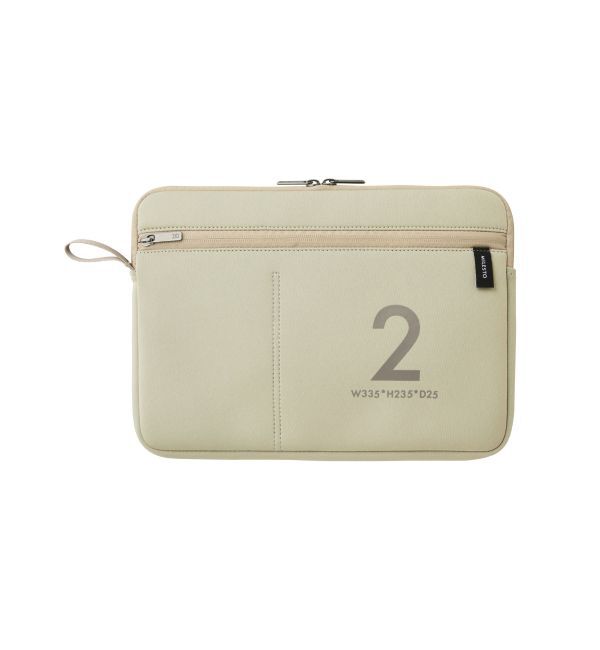 MILESTO「MILESTO UTILITY パソコンケース」|ポーチ|グレージュ