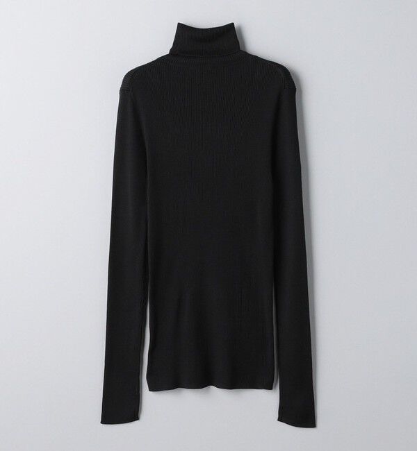 UNITED ARROWS「シルクリブ タートルネック ニット」|ニット・セーター|