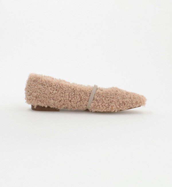 UNITED ARROWS「フェイクファー フラットパンプス」|パンプス|