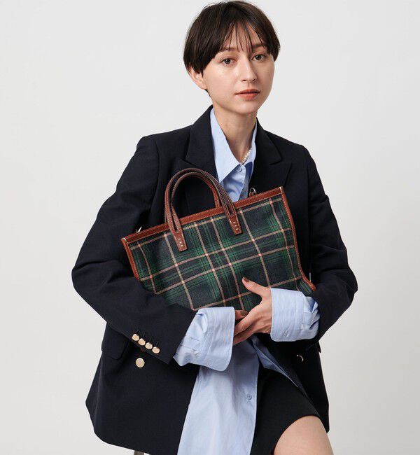 UNITED ARROWS「【別注】＜A VACATION＞BREAD M チェックトートバッグ」|トートバッグ|