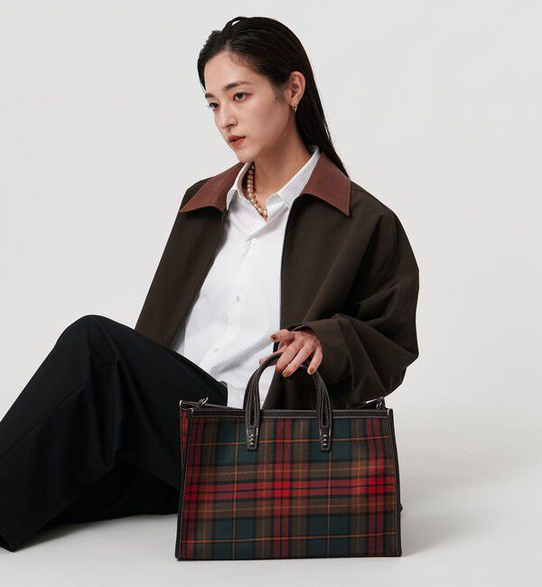 UNITED ARROWS「【別注】＜A VACATION＞BREAD M チェックトートバッグ」|トートバッグ|