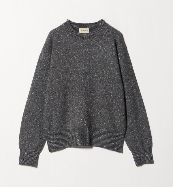 UNITED ARROWS「フォックス ウール ラメ クルーネック ニット」|ニット・セーター|