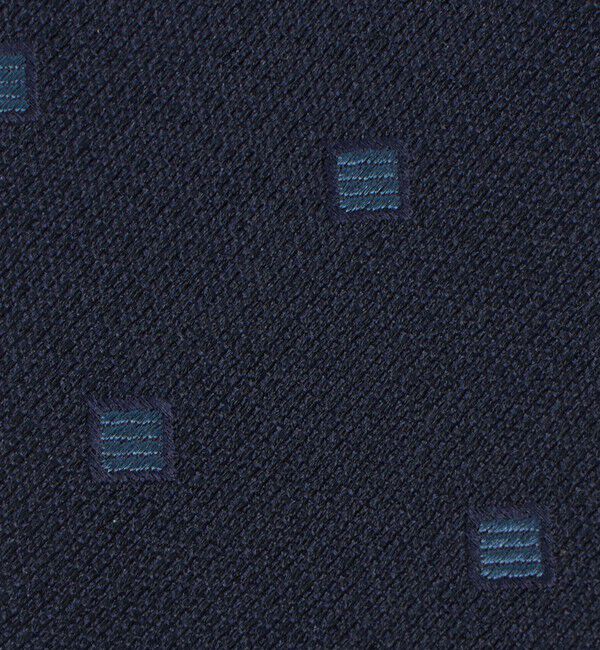 UNITED ARROWS「フォサッティ ブルー スクエア ジャガード ネクタイ」|ネクタイ・蝶ネクタイ|