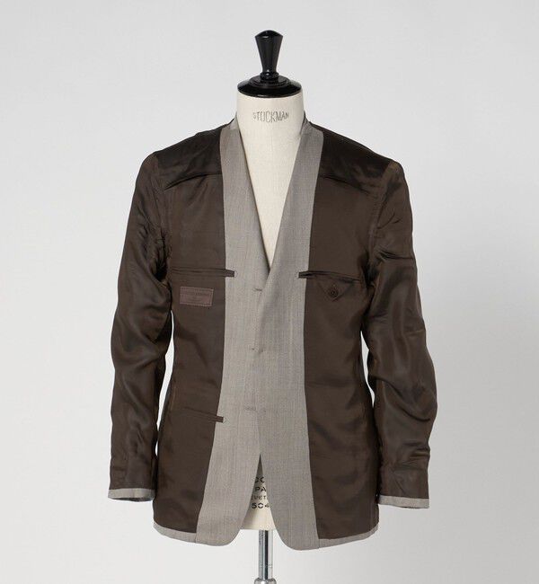 UNITED ARROWS「Vitale Barberis Canonico ヘリンボーン シングル 3ボタン スーツ MC-MODEL 撥水」|スーツ|