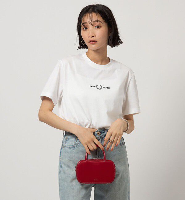 UNITED ARROWS green label relaxing「＜FRED PERRY＞ エンブロイダリー ショートスリーブ Tシャツ」|Tシャツ・カットソー|OFF WHITE