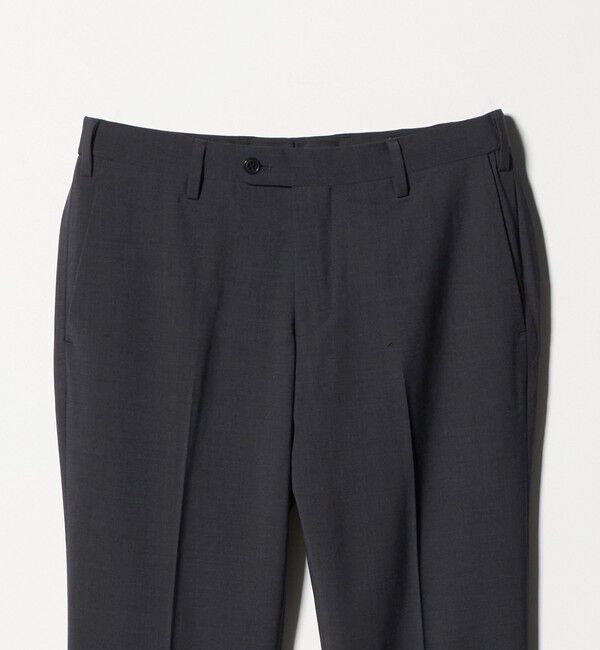 UNITED ARROWS green label relaxing「A+ TWPU トロピカル無地 スリム セットアップ パンツ スラックス -ウォッシャブル・ストレッチ・ウエストア」|スーツ|