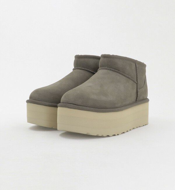 UNITED ARROWS green label relaxing「＜UGG＞クラシック ウルトラ ミニ プラットフォーム ブーツ」|ロングブーツ|