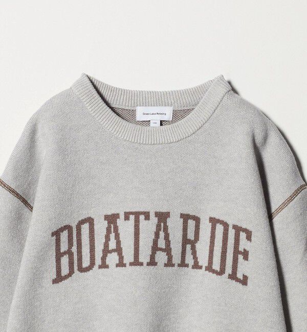 UNITED ARROWS green label relaxing「ロゴジャガード ニットプルオーバー / キッズ  100cm-160cm」|ニット・セーター|