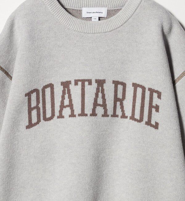 UNITED ARROWS green label relaxing「ロゴジャガード ニットプルオーバー / キッズ  100cm-160cm」|ニット・セーター|