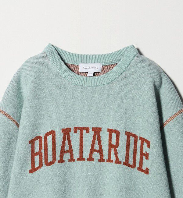 UNITED ARROWS green label relaxing「ロゴジャガード ニットプルオーバー / キッズ  100cm-160cm」|ニット・セーター|