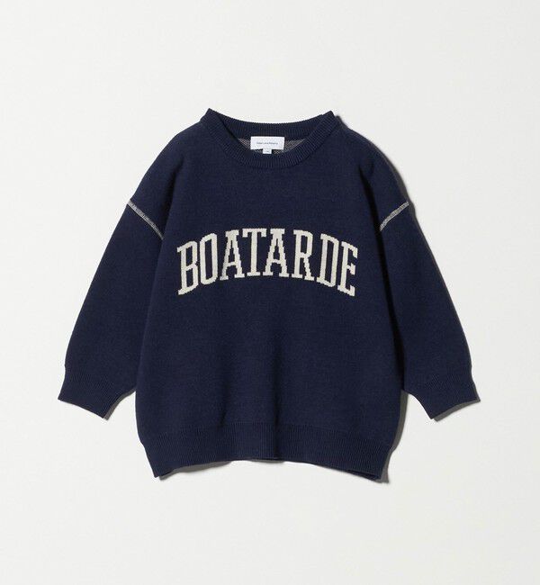 UNITED ARROWS green label relaxing「ロゴジャガード ニットプルオーバー / キッズ  100cm-160cm」|ニット・セーター|