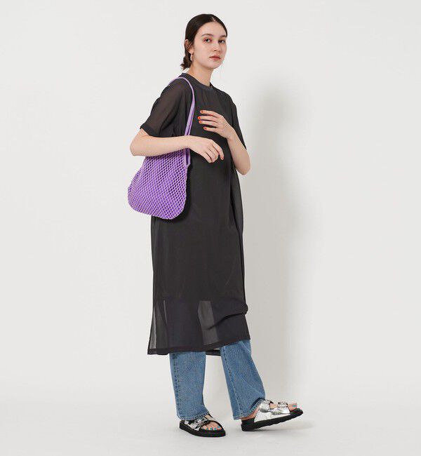 BEAUTY&YOUTH UNITED ARROWS「シフォンレイヤード ドルマンスリーブ ワンピース 」|ワンピース|