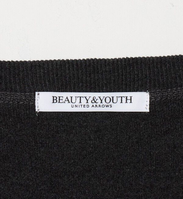 BEAUTY&YOUTH UNITED ARROWS「ソフトコットン Vネック スムース ニットプルオーバー ウォッシャブル」|ニット・セーター|