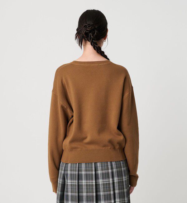 BEAUTY&YOUTH UNITED ARROWS「ソフトコットン Vネック スムース ニットプルオーバー ウォッシャブル」|ニット・セーター|