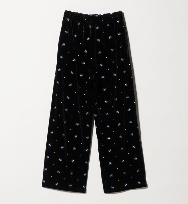 BEAUTY&YOUTH UNITED ARROWS「エンブロイダリー ベロアイージーパンツ ウォッシャブル」|その他|