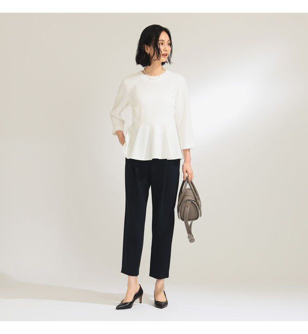 Demi-Luxe BEAMS 「トリアセ 1タック パンツ＊」|スラックス|