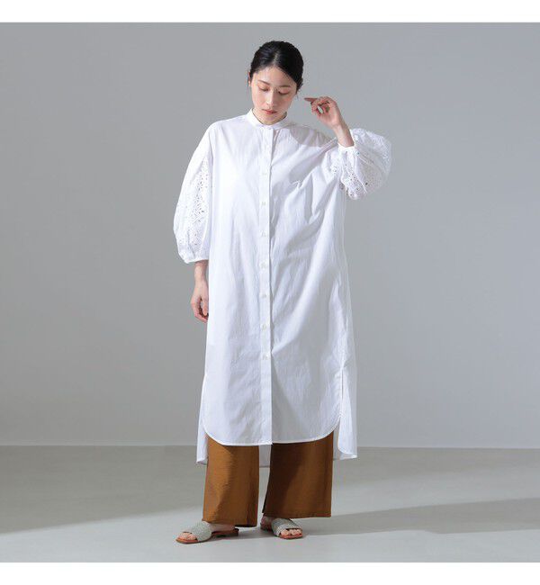 Demi-Luxe BEAMS 「【別注】TICCA / レース パフスリーブワンピース」|ワンピース|