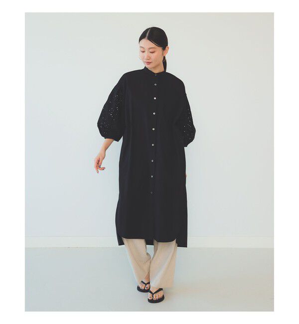 Demi-Luxe BEAMS 「【別注】TICCA / レース パフスリーブワンピース」|ワンピース|