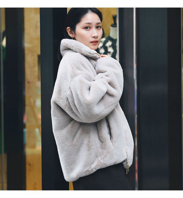 Demi-Luxe BEAMS 「TATRAS / BARBRA ボア ブルゾン」|ブルゾン・スタジャン|