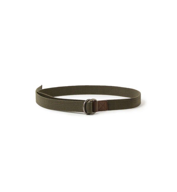 BEAMSBOY「GEVAERT BANDWEVERIJ / 30mm ソリッド ベルト 23FW」|ベルト|OLIVE