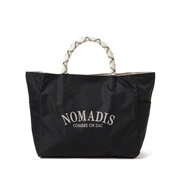 Demi-Luxe BEAMS 「【別注】NOMADIS / SAC2 W リバーシブル ロゴトートバッグ」|トートバッグ|別BLACK&times;GRAY